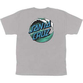 SANTA CRUZ Wave Dot S/S Midweight T-Shirt Ash Med Youth