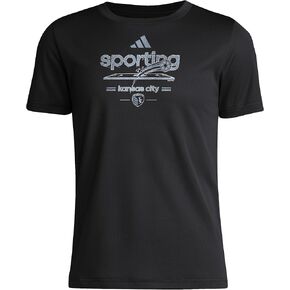 adidas Kids' Sporting Kansas City Vintage World Pre-Game Short Sleeve T-Shirt