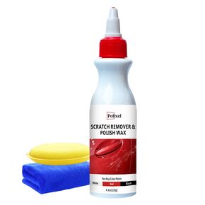 Car Scratch Remover for Vehicles - Paint Scratch Repair Auto Scuff & Swirl Remover Polishing Rubbing Compound for Cars with Pad and Towel Use on Cars, Trucks, and SUVs - 4.2 oz / 120 ml
