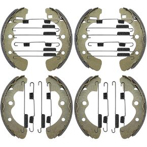 ZICOO Front & Rear Brake Shoes for Kawasaki Mule 4010 4000 3020 3010 3000 4x4 Diesel KAF 620 KAF 950 UTV 2001-2021