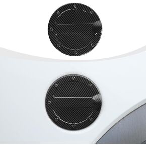 Chrome Fuel Filler Door Gas Tank Cap Cover Compatible with Ford F150 Raptor Accessories 2009-2014