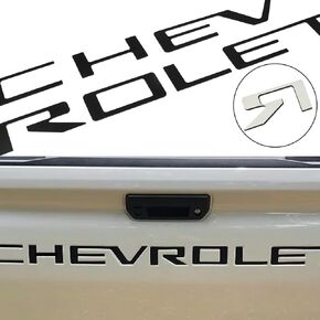 Tailgate Insert Letters Compatible with 2023 2024 2025 Colorado Accessories 3D Emblems Badge with Strong Adhesive Matte Black