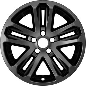 TangMiGe 4-Pack Wheel Skins Compatible with Ford Explorer 2011-2019, 18 inch 18", Hubcap Wheel Cover (Black Color)