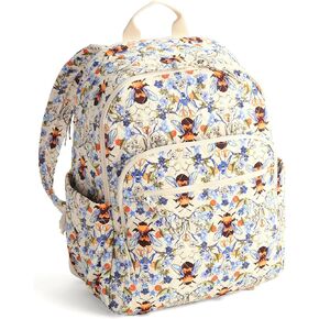 Vera Bradley Premium Cotton Bancroft Backpack ، Bee Garden