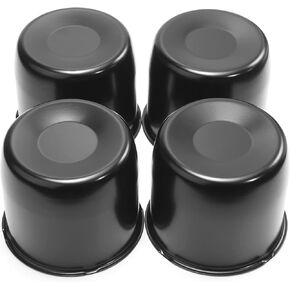 Rtrhinotuning 4.25 بوصة CENTER CAPS CAPS Black Trailers Center Centr