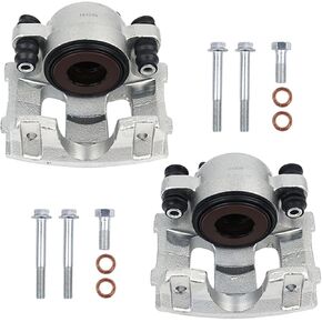 Front Driver and Passenger Side Disc Brake Caliper Assembly Compatible with Select Jeep Models - Cherokee, Comanche, Grand Cherokee, TJ, Wagoneer, Wrangler 184340 184339