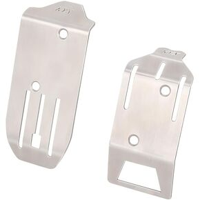 KYX Racing Stainless Steel Chassis Guard Skid Plate Guard Upgrades Parts Accessories for 1/18 RC Car ARRMA Grom Mega