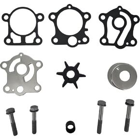 6H4-W0078-A0-00 Water Pump Impeller Repair Kit for Yamaha 6H4-W0078-01-00 6H4-W0078-00-00 Outboard 40 50 HP 2 Stroke Boat Motor Sierra 18-3408 18-3429 P50 Pro50 40HP 50HP 1984-1991