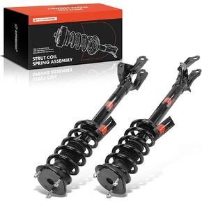 A-Premium Front Pair (2) Complete Strut and Coil Spring Assembly Compatible with Dodge Durango 2016-2022, Driver and Passenger Side