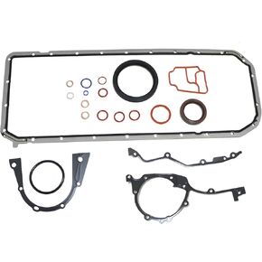 GXARTS Oil Pan Gasket Set 11111432478 11131437237 Compatible With BMW E46 E39 E85 325i 330i 330xi 525i X3 X5 Z3 Z4 3.0L M54 2.5L 3.0L L6 GAS DOHC