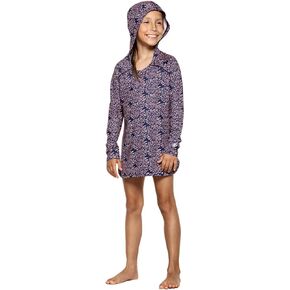 Coolibar UPF 50+ Girl's Seacoast Swim Cover-Up Dress - Sun Protective