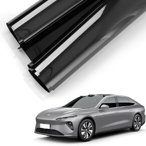 لون نافذة السيارة بلون 35 ٪ VLT 24 "في × 100'ff نانو النافذة الصبغة لفة ، 2 ply automotive window tint film for car sun sun ، uv & heat wabling and scratch