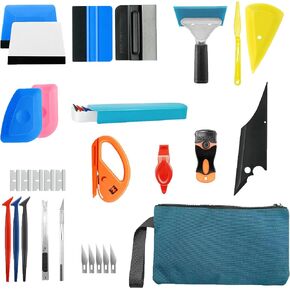 Window Tint Kit for Car - Vehicle Glass Protective Film Wrapping Set, Squeegee for Vinyl, Vinyl Wrap Tools, Window Tint Tools, Car Film Kit