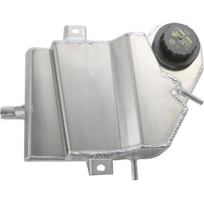 Aluminum Coolant Overflow Tank compatible with Ford 6.0L V8 2003 2004 2005 2006 2007
