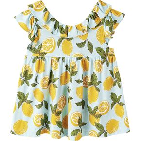 Baby Girl Sleeveless T-Shirts Toddler Infant Girls T-Shirt Viscose from Bamboo Tank Top Tees 2T-5T