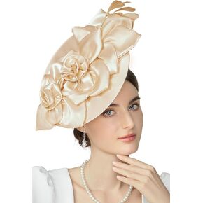 قبعات Babeyond Fascinators للنساء - كنتاكي شاي حفلة ديربي قبعات زهرة كنيسة بوكس ​​قبعة لحفل زفاف الكوكتيل in Kuwait