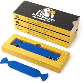 Gomake Vinyl Squeegee Buffer 30pcs مساواة مقطوعة من ألياف الدقيقة من الألياف الدقيقة للتطبيق فينيل/PPF الجاف (الأرجواني) in Kuwait