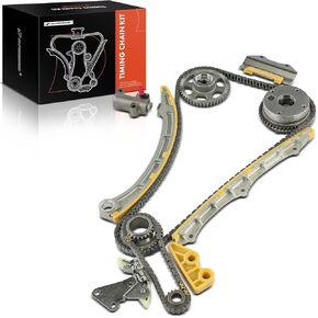 A-Premium 12PCS Engine Timing Chain Kit W/Sprocket & Tensioner & Guide Compatible with Acura TSX 2004 2005 2006 2007 2008 - L4 2.4L, Replace# 14210PNA000