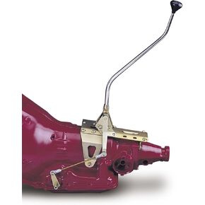 Lokar COS60C4AN8 23" Cable Operated Shifter with Nostalgia Double Bend Lever and 8 Ball Shift Knob