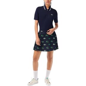 Lacoste Women's Sport Multi Croc Print Golf Skirt