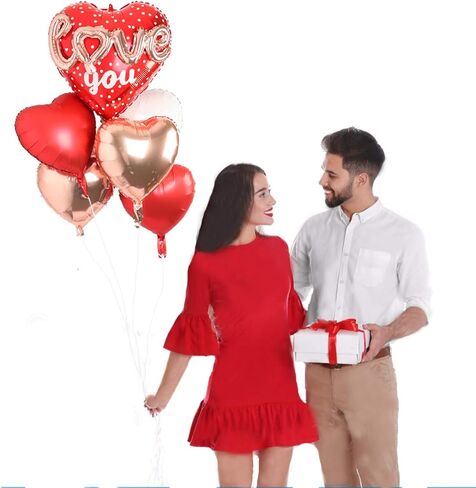 بالونات تاج ذهبي على شكل قلب أرجواني، عبوة مكونة من 6 بالونات هيليوم مايلر من رقائق معدنية، أرجواني معدني، أرجواني فاتح، بالون أرجواني رخامي عقيقي لتزيين حفلات أعياد الميلاد وحفلات وحيد القرن ومستلزمات استحمام الطفل in Kuwait