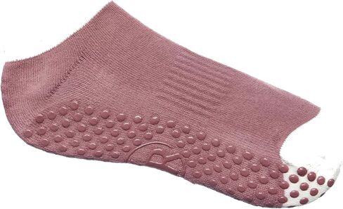 Non-Slip Grip Women’s Ankle Socks For Pilates, Yoga, Barre and More 100% Cotton in Saudi Arabia