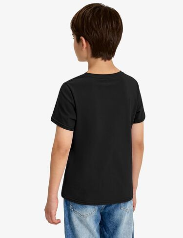 BOOPH Boys Shirts Short Sleeve T-Shirts Kids Basic Crew Neck Tops Casual Cotton Tees Clothes in Kuwait
