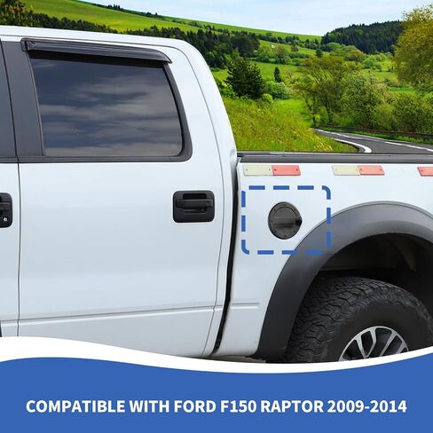 غطاء غطاء خزان الغاز في Chrome Find Filler متوافق مع إكسسوارات Ford F150 Raptor 2009-2014 in Saudi Arabia