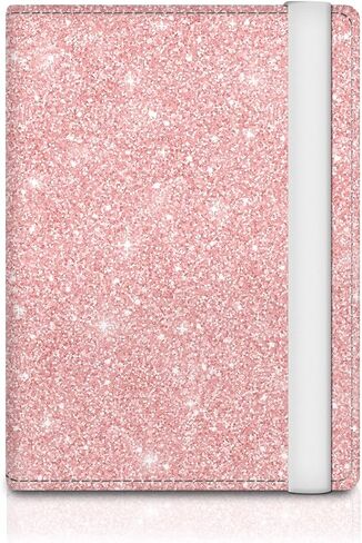 Passport Holder for Travel Essentials, RFID Premium Leather Passport Wallet Cover Case for Travel Must Haves Accessories, Passport Book Holders for Women Men Cute Pink Black Daisy in Saudi Arabia