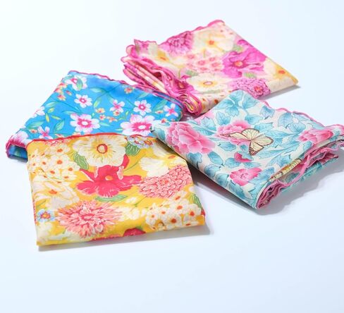 Soft 100% (80S) Cotton Floral Bandanas, Hair wrapper, Headband, Handkerchief, Hair scarf, Neckerchief, 22"X22" in Saudi Arabia