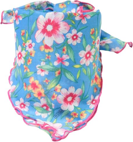 Soft 100% (80S) Cotton Floral Bandanas, Hair wrapper, Headband, Handkerchief, Hair scarf, Neckerchief, 22"X22" in Saudi Arabia