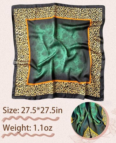 Clysoru Scarfs For Women Vibrant Colors Scarves Lightweight And Silky Square Scarf 27.5 * 27.5 in in Saudi Arabia
