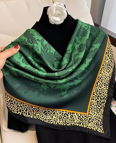 Clysoru Scarfs For Women Vibrant Colors Scarves Lightweight And Silky Square Scarf 27.5 * 27.5 in in Saudi Arabia