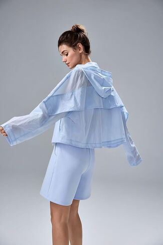 Altiland Upf 50+ شعور بارد معطفات المطر طاردة للنساء - غلاف ركوب الدراجات في الهواء الطلق خفيفة الوزن في الهواء الطلق in Kuwait