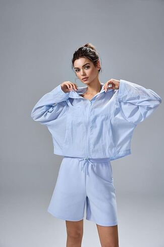 Altiland Upf 50+ شعور بارد معطفات المطر طاردة للنساء - غلاف ركوب الدراجات في الهواء الطلق خفيفة الوزن في الهواء الطلق in Kuwait