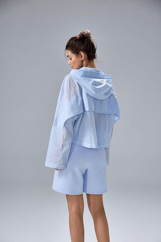 Altiland Upf 50+ شعور بارد معطفات المطر طاردة للنساء - غلاف ركوب الدراجات في الهواء الطلق خفيفة الوزن في الهواء الطلق in Kuwait