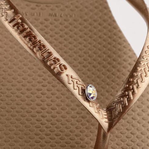 صندل Havaianas النسائي النحيف كريستال SW II، أبيض، 7/8 in Kuwait