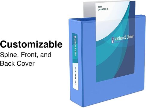 Staples 82659 Heavy Duty 5-Inch 3-Ring View Binder Periwinkle (24701) in Kuwait
