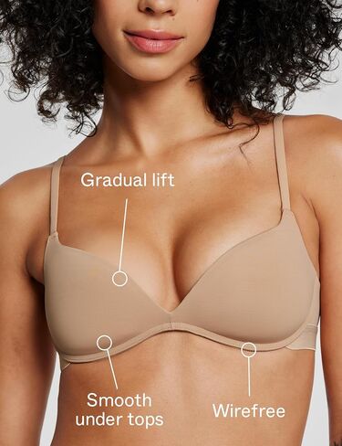 Pepper Wireless Bra | Zero-G Wirefree Lift-Up Bra, Gravity-Defying Wireless Push-Up Bra's | Bra's for Small Chested Women in Saudi Arabia