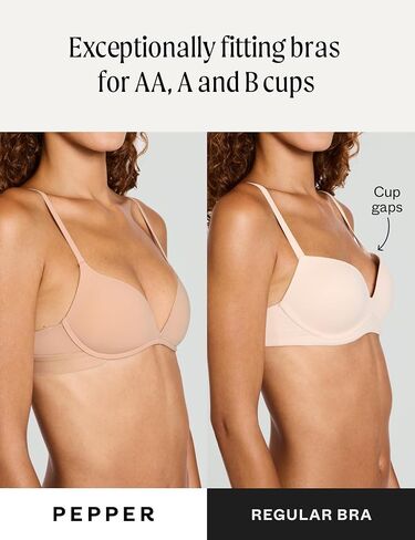 Pepper Wireless Bra | Zero-G Wirefree Lift-Up Bra, Gravity-Defying Wireless Push-Up Bra's | Bra's for Small Chested Women in Saudi Arabia