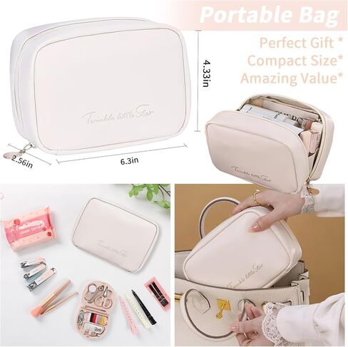 Women's Emergency Kit for Weddings - Survival Set With Makeup Bag, 36 Pc Essential Items for Brides Daily in Kuwait