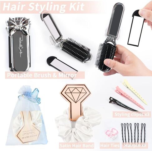 Women's Emergency Kit for Weddings - Survival Set With Makeup Bag, 36 Pc Essential Items for Brides Daily in Kuwait