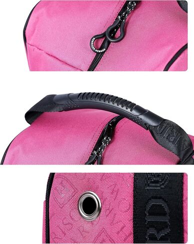 Harrison Howard Tall Boot Bag Equestrian Boot Travel Bag for Storing Helmet, Horse Whip Accessories Boot Storage Bag Pink in Saudi Arabia