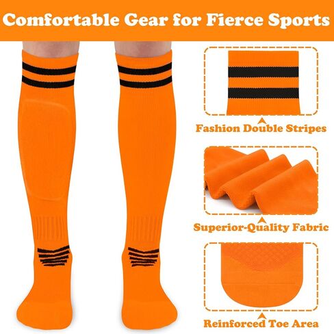 Sarfel Kids Youth Soccer Socks Boys Adult Kids Baseball Socks Men Women Girls Softball Accessories Youth Football Team Sport in Saudi Arabia