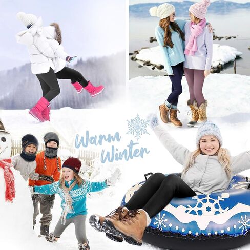 Girls Fleece Lined Leggings High Waist Thick Kids Warm Pants Full Length Cotton Leggings for Toddler 5-11 Years in Kuwait