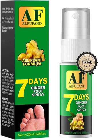 7 Days Ginger Foot Spray - Odor Control & Callus Care, Natural Ginger Nail Treatment - Refreshing & Nourishing Formula, Plant-Based Care for Feet, 20ml (1 WEEKS, Original) in Saudi Arabia