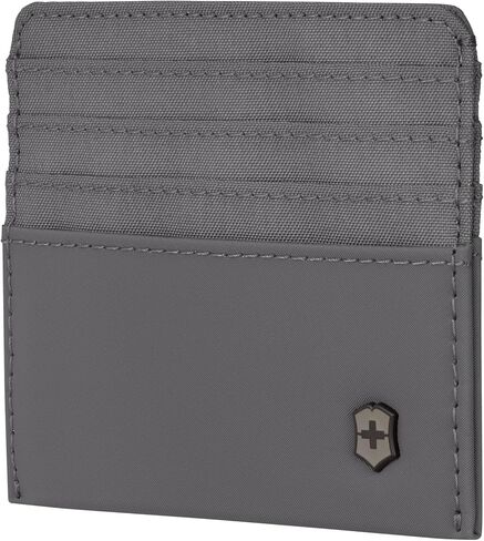 أساسيات السفر Victorinox ، حامل البطاقة ، محفظة RFID مع فتحات البطاقة - Frost Gray in Kuwait