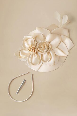 BABEYOND Fascinators Hats for Women - Kentucky Tea Party Derby Hats Flower Church Pillbox Hat for Cocktail Wedding in Kuwait