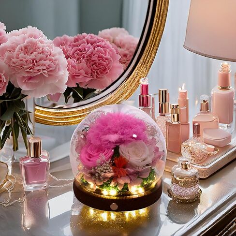 محفوظة أبدية حمراء روز هدايا صندوق زهور حقيقية طويلة للنساء أمي زوجة صديقة الجدة عيد ميلاد عيد الأم عيد ميلاد in Kuwait