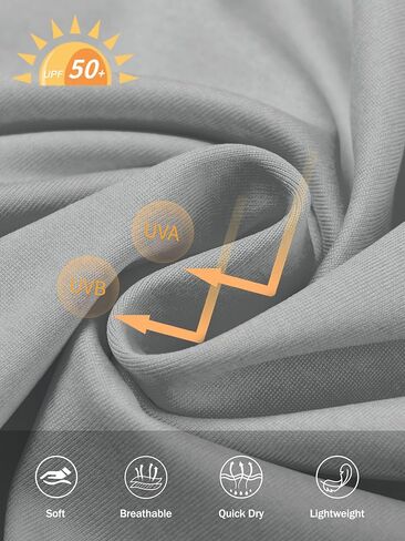 رجال UPF50+ قمصان هوديي حارس الطفح الجلدي طويل الأكمام الأشعة فوق البنفسجية حماية الشمس خفيفة الوزن السري in Kuwait